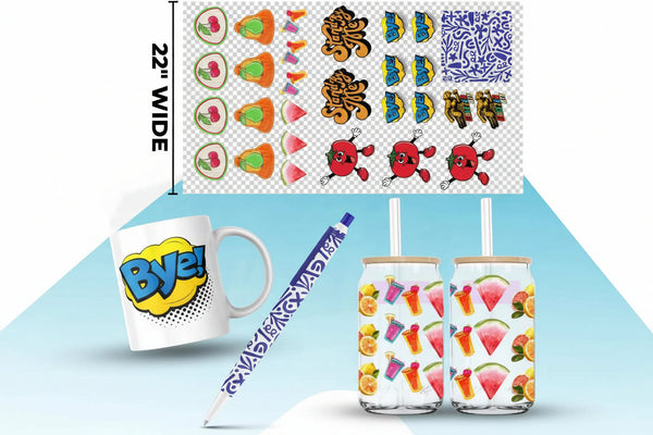 UV DTF Sticker Gang Sheet Builder