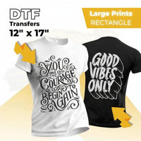 DTF Transfers By Size - Cheetah DTF