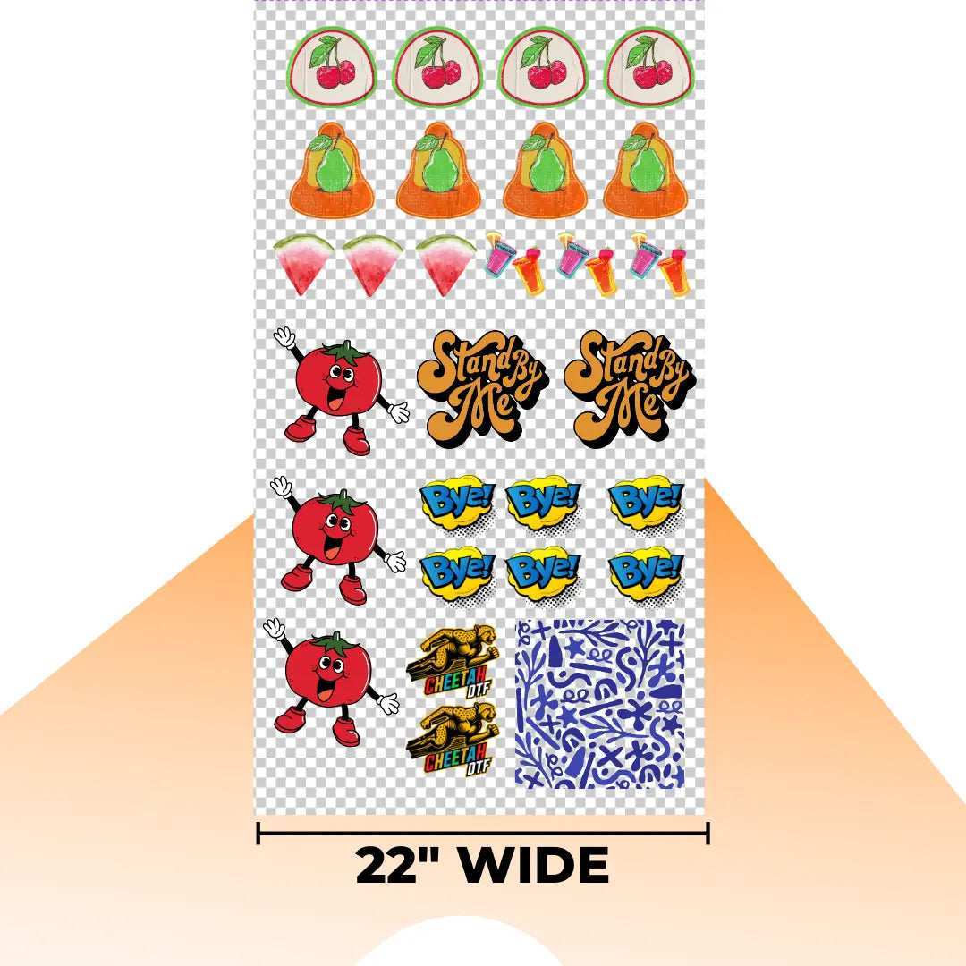 UV DTF Sticker Gang Sheet Builder