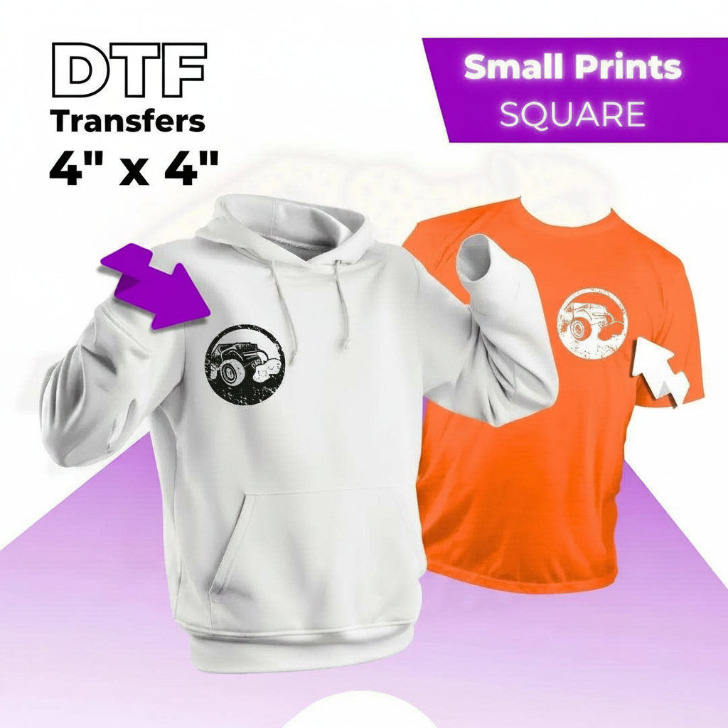 DTF Transfers By Size - Cheetah DTF