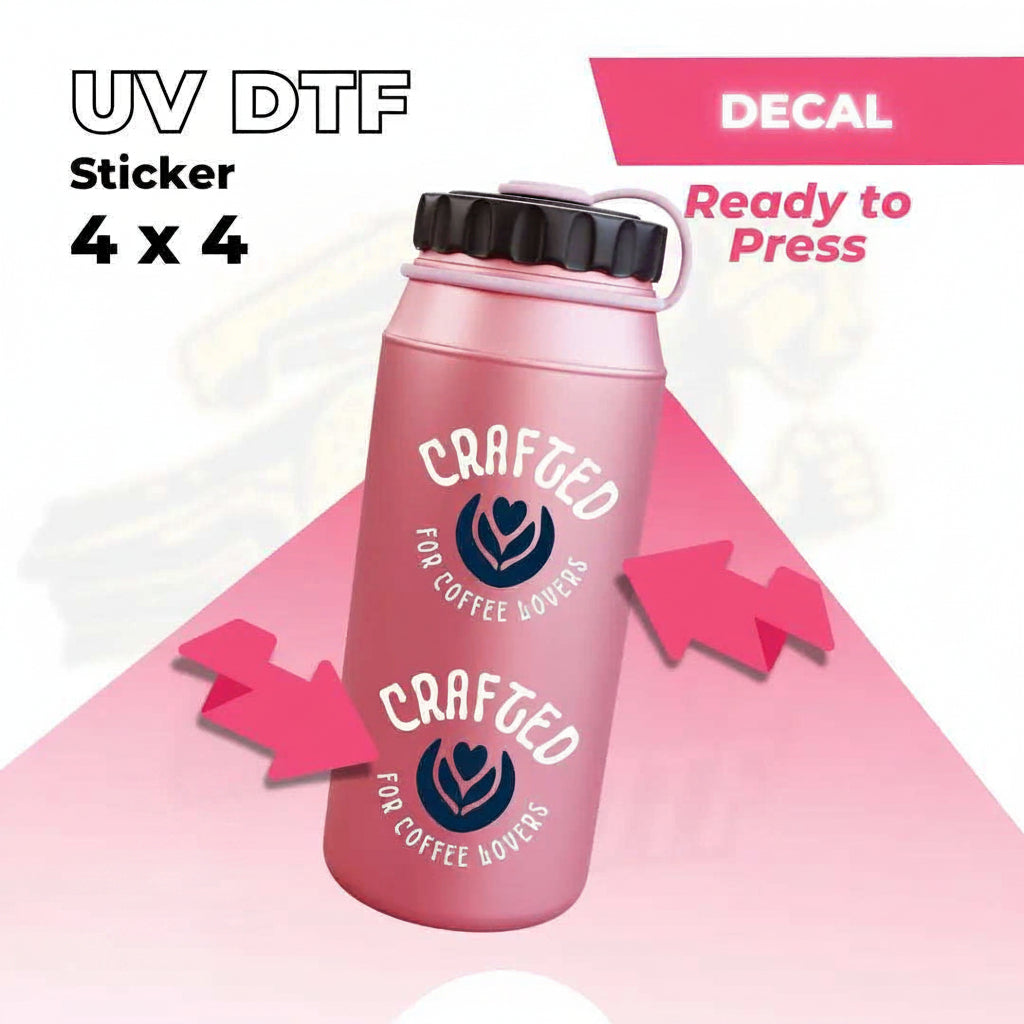 UV DTF Sticker Transfers by Size - Cheetah DTF