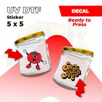 UV DTF Sticker Transfers by Size - Cheetah DTF