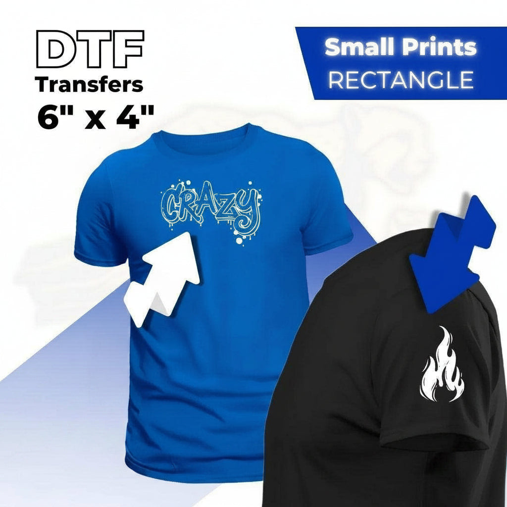 DTF Transfers By Size - Cheetah DTF