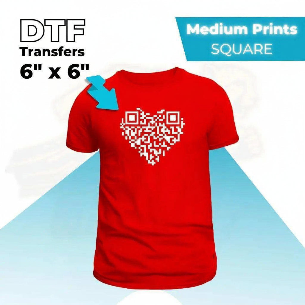 DTF Transfers By Size - Cheetah DTF