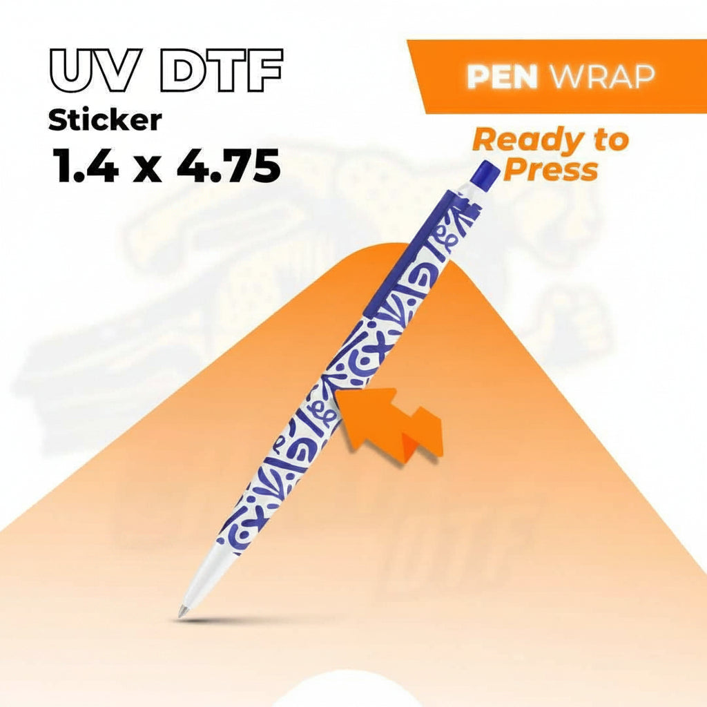 UV DTF Sticker Transfers by Size - Cheetah DTF