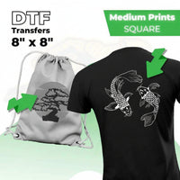 DTF Transfers By Size - Cheetah DTF