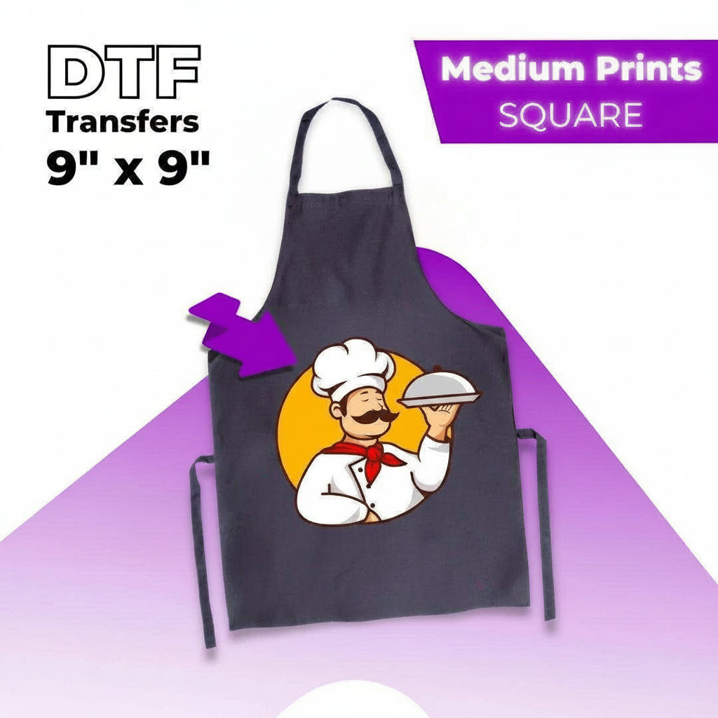 DTF Transfers By Size - Cheetah DTF