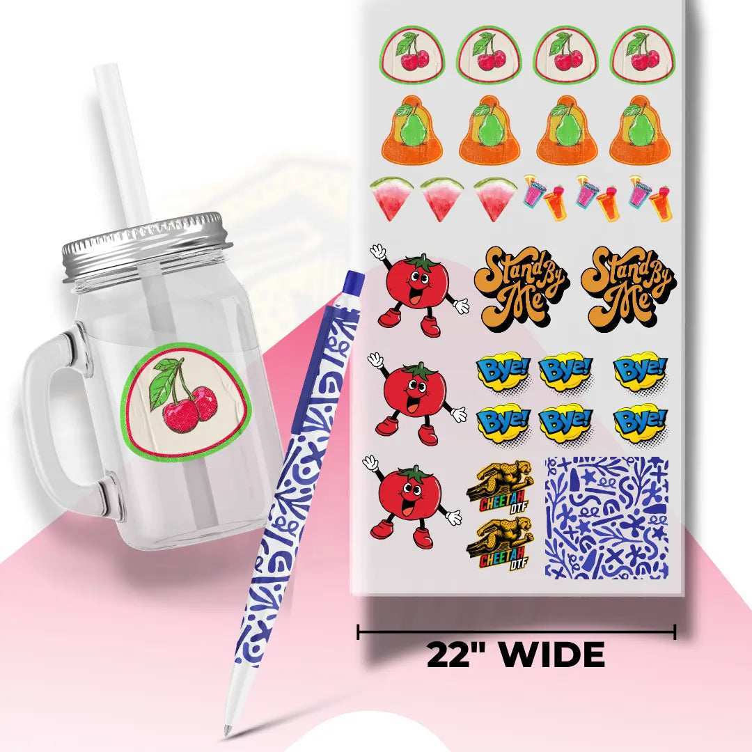 Upload Your UV DTF Sticker Gang Sheet
